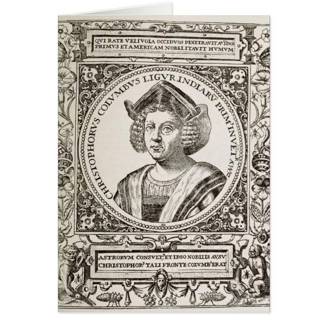 Portrait of Christopher Columbus (Front)