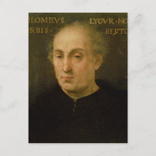Portrait of Christopher Columbus Postcard