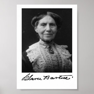 Portrait of Clara Barton Poster