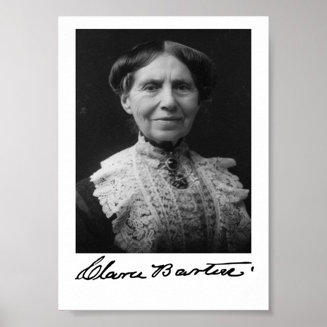 Portrait  of Clara Barton Poster (Front)