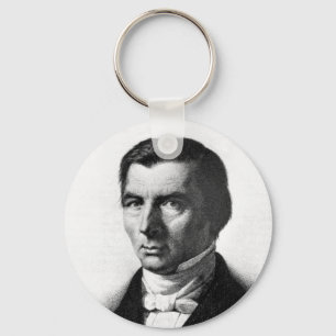 Portrait of Classical Liberal Frederic Bastiat Key Ring