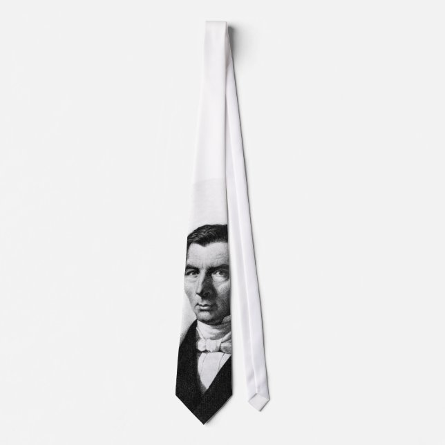 Portrait of Classical Liberal Frederic Bastiat Tie (Front)
