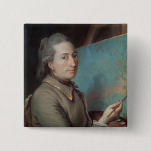 Portrait of Claude Dupin 15 Cm Square Badge