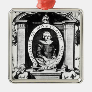 Portrait of Claude Mollet, frontispiece to 'Theatr Metal Tree Decoration