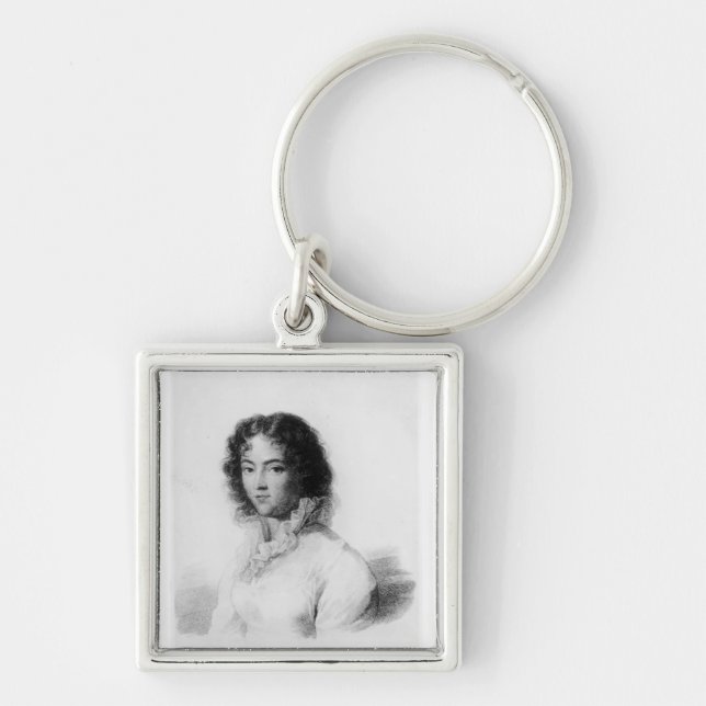 Portrait of Constanze Mozart  1828 Key Ring (Front)