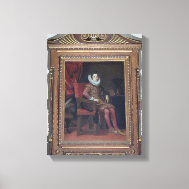 Portrait of Cosimo II de'Medici (1590-1621) (oil o Canvas Print (Front)