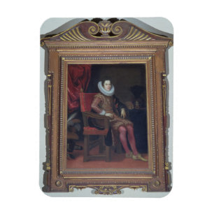 Portrait of Cosimo II de'Medici (1590-1621) (oil o Magnet