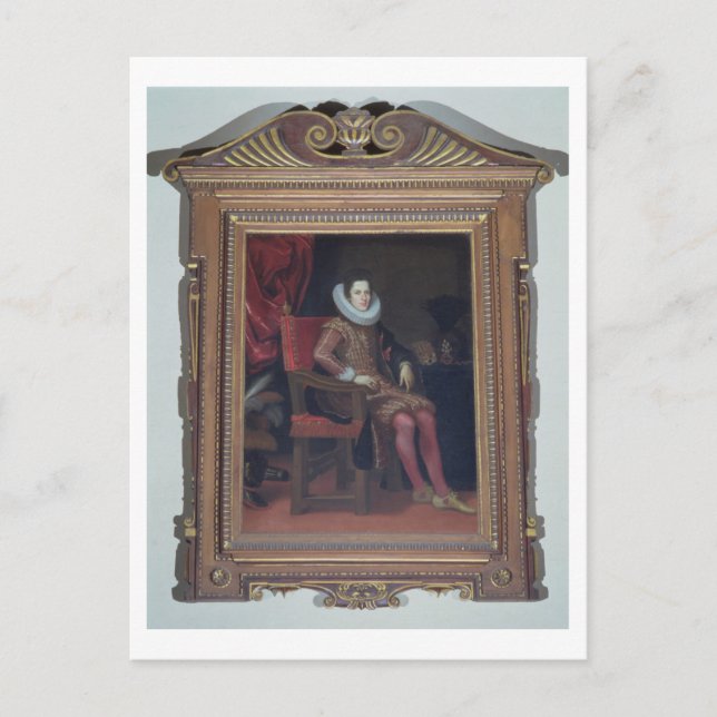 Portrait of Cosimo II de'Medici (1590-1621) (oil o Postcard (Front)