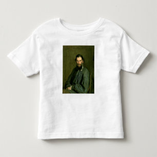 Portrait of Count Lev Nikolaevich Tolstoy 1873 Toddler T-Shirt