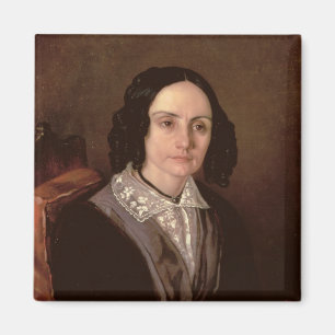 Portrait of Countess Maria Volkonskaja  1848 Magnet