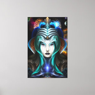 Portrait Of Cyiria Canvas Print