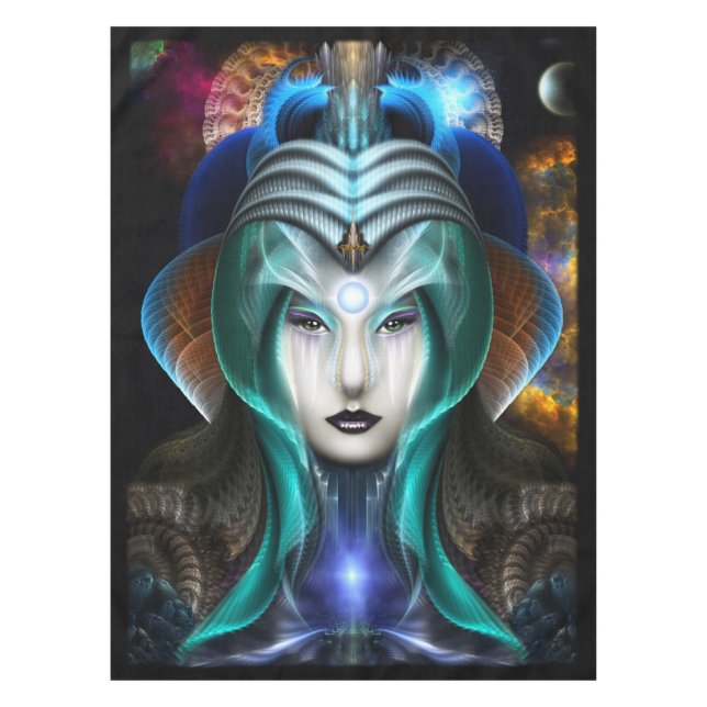 Portrait Of Cyiria Custom Table Cloth (Front)
