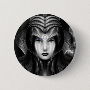 Portrait Of Cyiria Midnight 6 Cm Round Badge