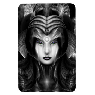 Portrait Of Cyiria Midnight Photo Magnet