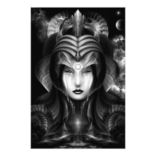 Portrait Of Cyiria Midnight Photo Print