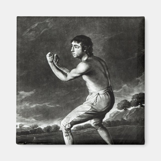 Portrait of Daniel Mendoza Magnet (Front)