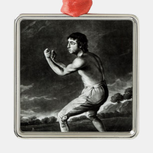 Portrait of Daniel Mendoza Metal Tree Decoration