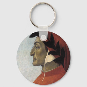 Portrait of Dante Key Ring