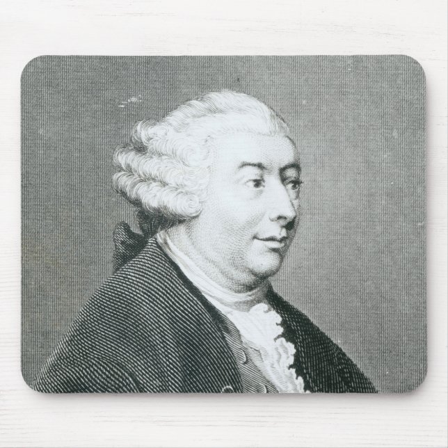 Portrait of David Hume Mouse Mat (Front)