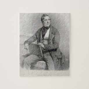 Portrait of David Roberts (1796-1864) frontispiece Jigsaw Puzzle