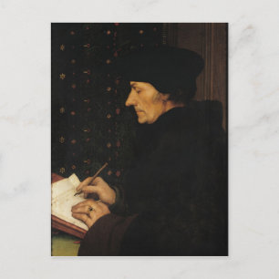 Portrait of Desiderius Erasmus Postcard