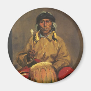 Portrait of Dieguito Roybal by Robert Henri Magnet