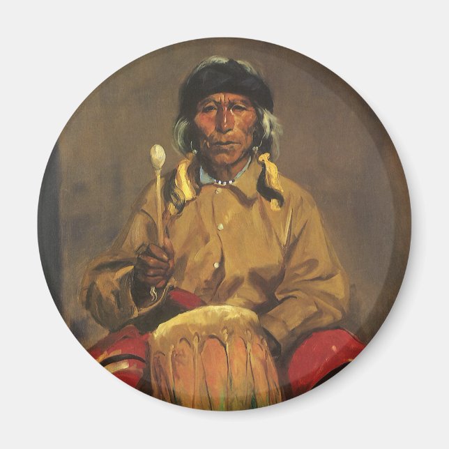 Portrait of Dieguito Roybal by Robert Henri Magnet (Front)