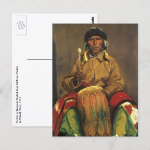 Portrait of Dieguito Roybal by Robert Henri Postcard
