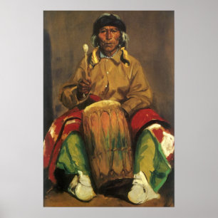 Portrait of Dieguito Roybal by Robert Henri Poster