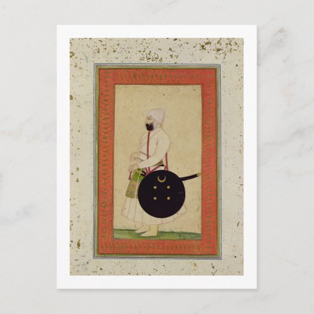 Portrait of Dilir Khan, c.1760, from the Large Cli Postcard (Front)