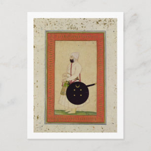 Portrait of Dilir Khan, c.1760, from the Large Cli Postcard