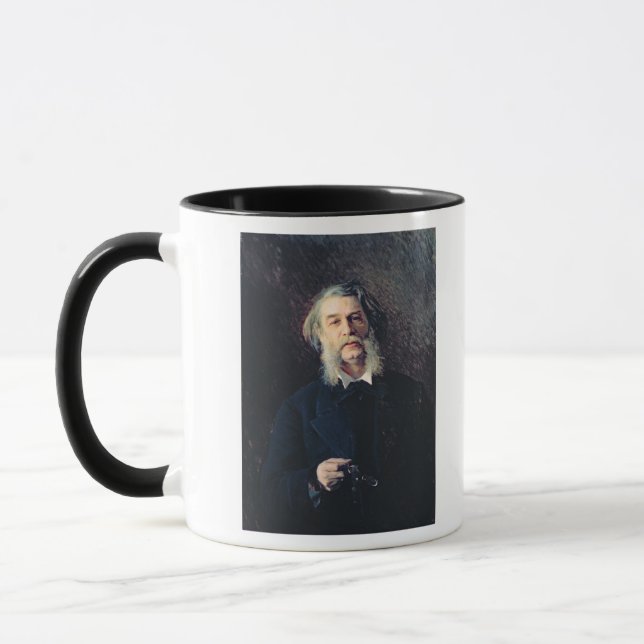 Portrait of Dmitri Vasilievich Grigorovich Mug (Left)