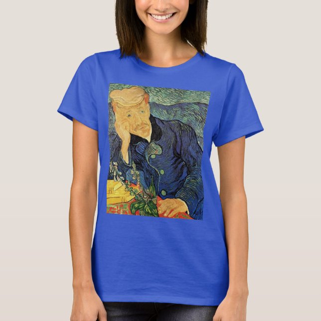 Portrait of Doctor Gachet by Vincent van Gogh T-Shirt (Front)