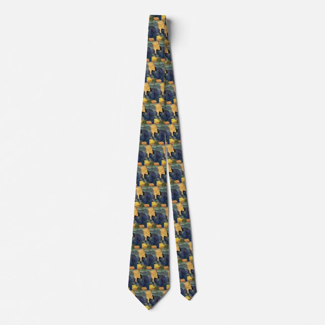 Portrait of Doctor Gachet by Vincent van Gogh Tie (Front)