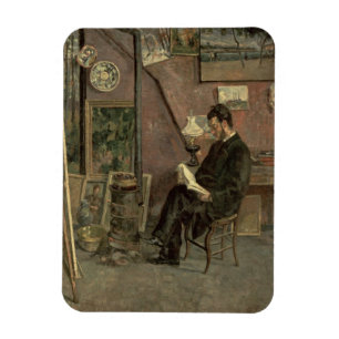 Portrait of Doctor Martinez, 1878 (oil on canvas) Magnet