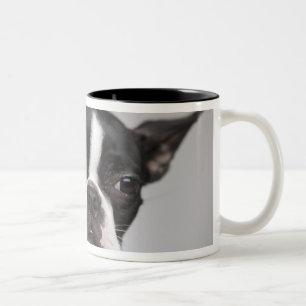 Portrait of dog Two-Tone coffee mug