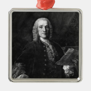 Portrait of Domenico Scarlatti Metal Tree Decoration