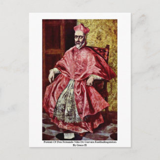 Portrait Of Don Fernando Postcard