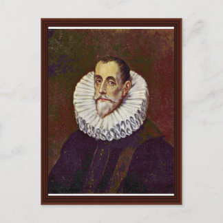Portrait Of Don Rodrigo Vasquez By Greco El Postcard