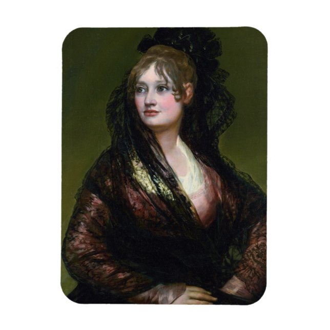 Portrait of Dona Isabel de Cabos Porsel   de Goya Magnet (Vertical)