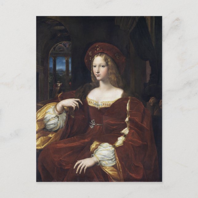 Portrait of Doña Isabel de Requesens by Raphael Postcard (Front)