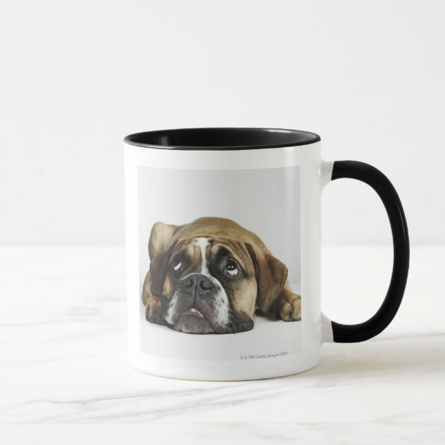 Portrait of Dorset Old Tyme Bulldog Mug (Right)