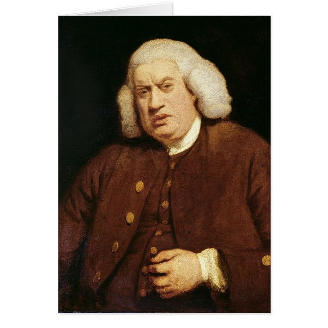 Portrait of Dr. Samuel Johnson (Front)