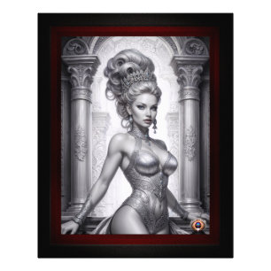 Portrait Of Drusella Arkaevis AI Art by Xzendor7 Photo Print