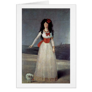 Portrait Of Duchess Of Alba By Francisco De Goya