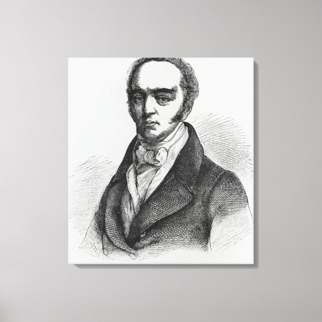 Portrait of Earl Grey Canvas Print (Front)