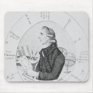 Portrait of Ebenezer Sibly surrounded Mouse Mat