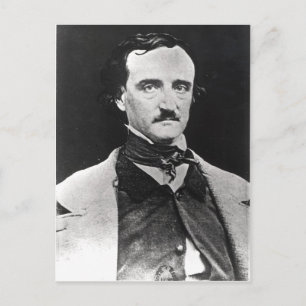 Portrait of Edgar Allan Poe Postcard