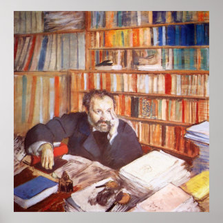 Portrait of Edmund Duranty Poster