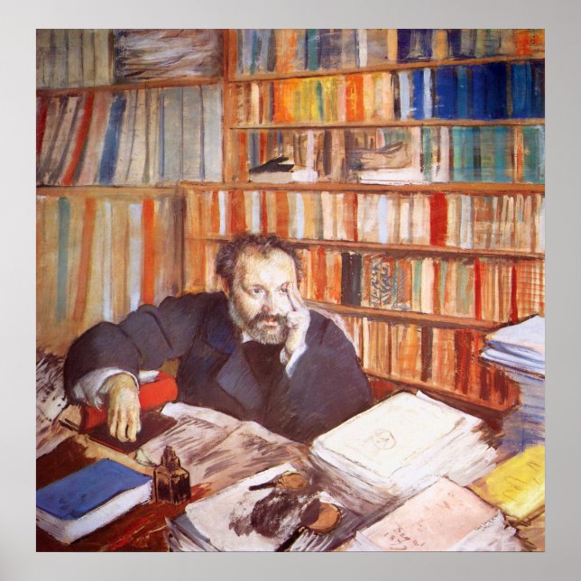 Portrait of Edmund Duranty Poster (Front)